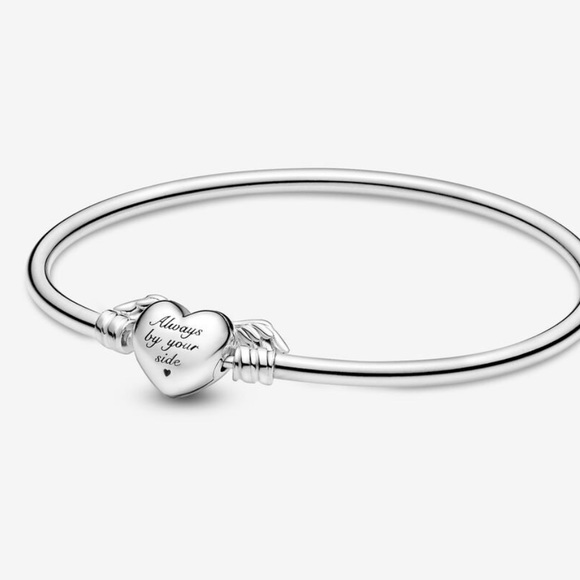 COPY - Pandora Winged Heart Bangle - Picture 2 of 4